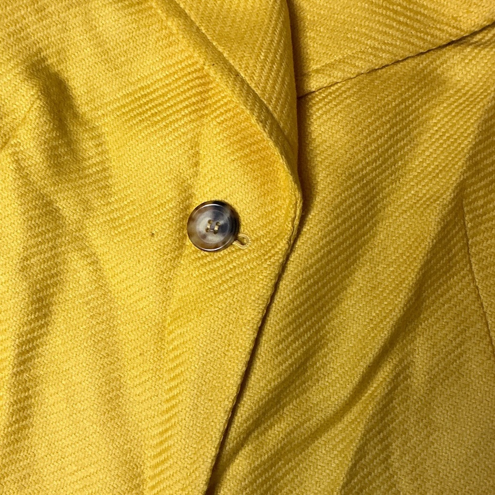 Talbots Vibrant Yellow Blazer - Picture 7 of 11